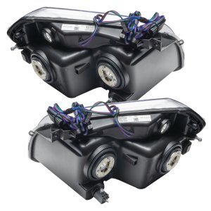 Dodge Magnum Headlight Assemblies - ORACLE Lighting - SMD Pre-Assembled ColorSHIFT - Chrome - `05-`07